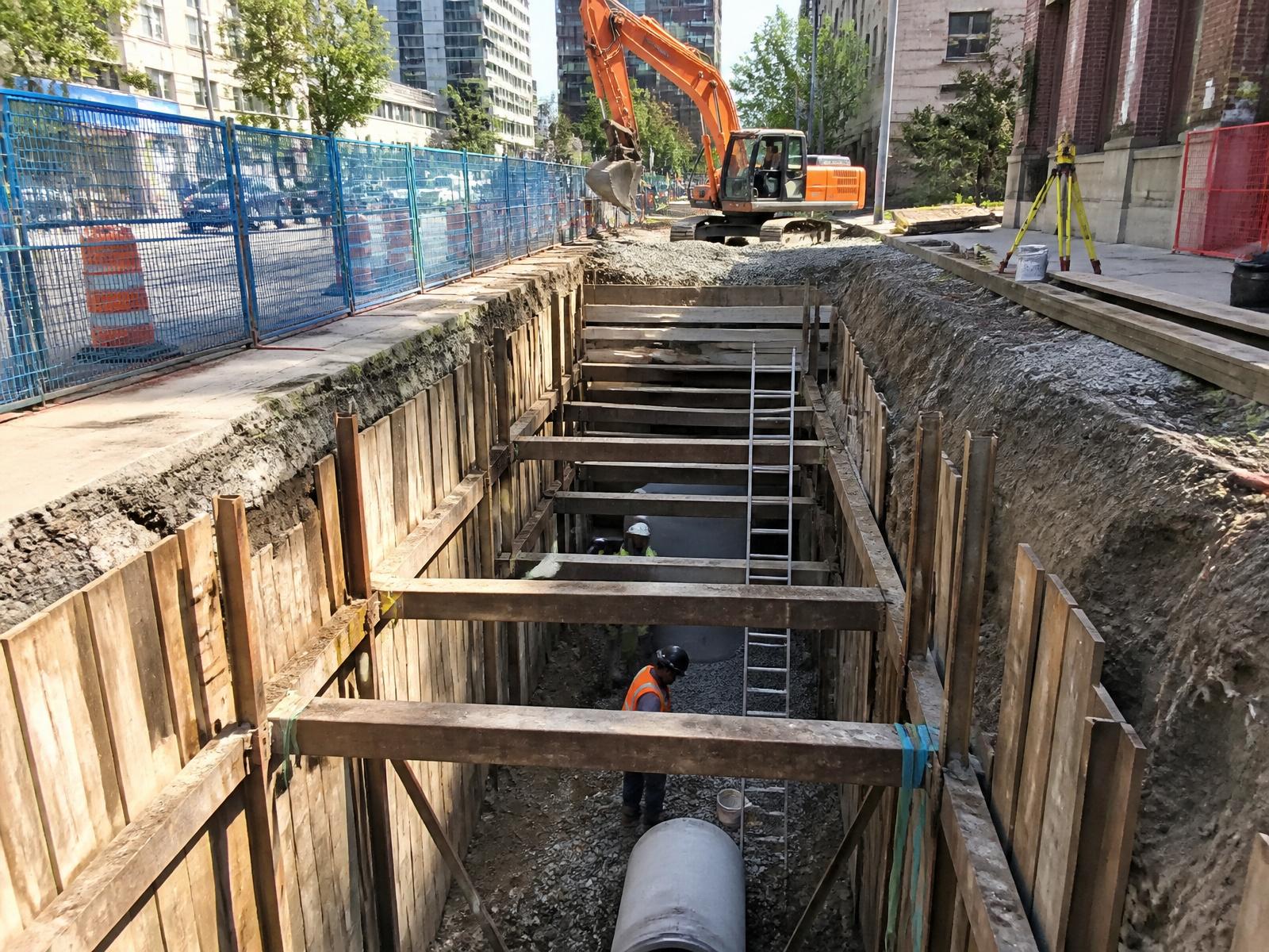 Vancouver Underground Utility Services Improvement site photo 2